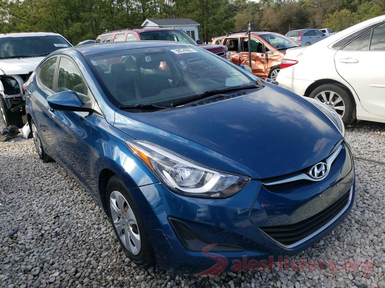 KMHDH4AE9GU649032 2016 HYUNDAI ELANTRA