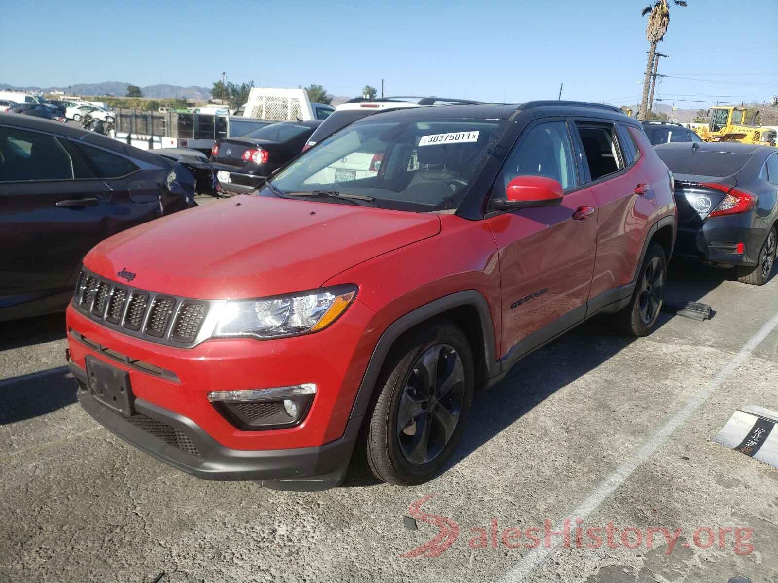 3C4NJCBB2LT129366 2020 JEEP COMPASS