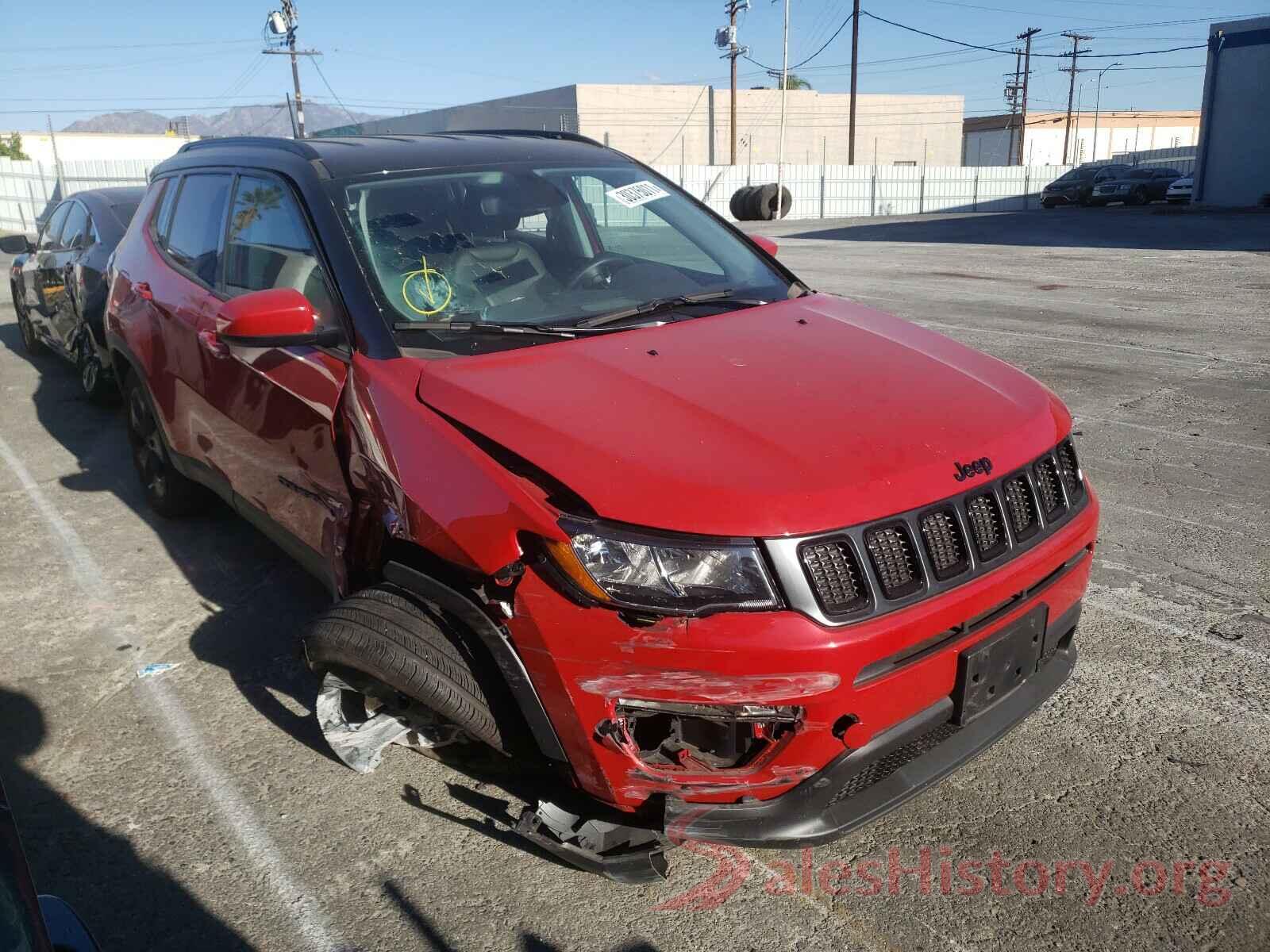 3C4NJCBB2LT129366 2020 JEEP COMPASS