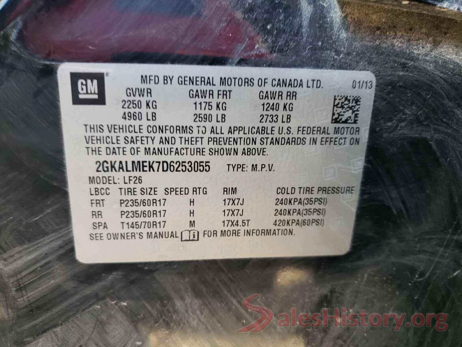 5FNRL5H67GB150574 2013 GMC TERRAIN