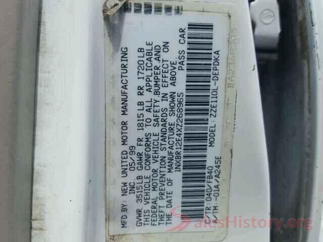 JTMW1RFV5KD038592 1999 TOYOTA COROLLA