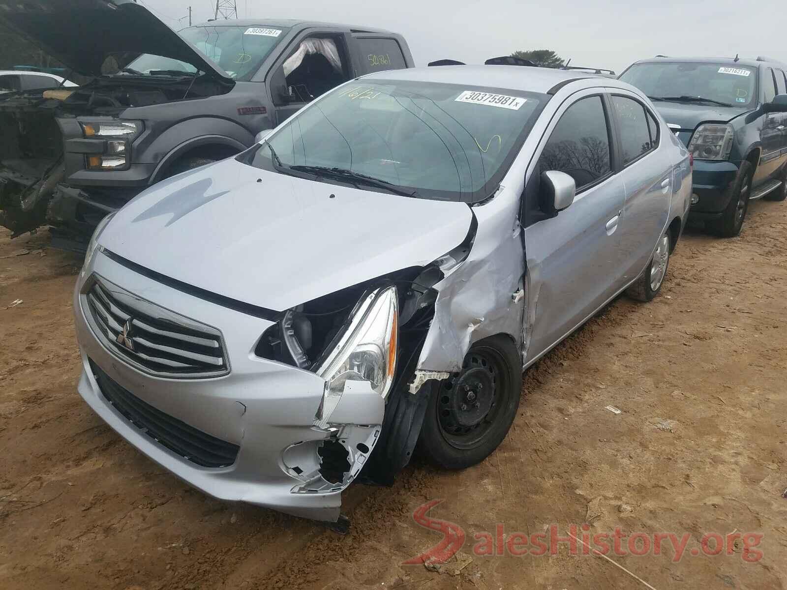 ML32F3FJ1HH001151 2017 MITSUBISHI MIRAGE