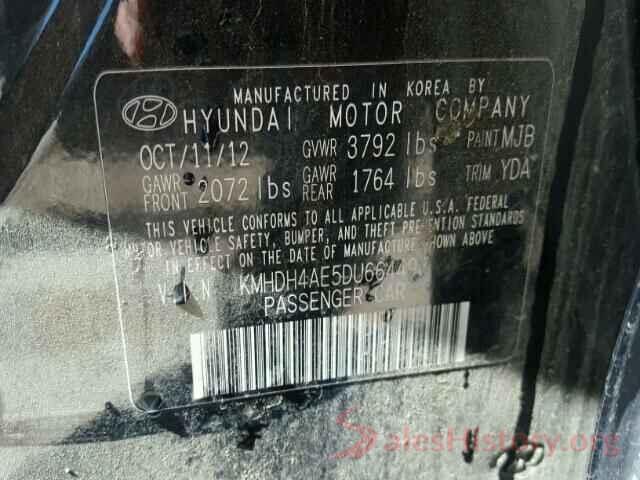 5NPE24AF8GH300456 2013 HYUNDAI ELANTRA