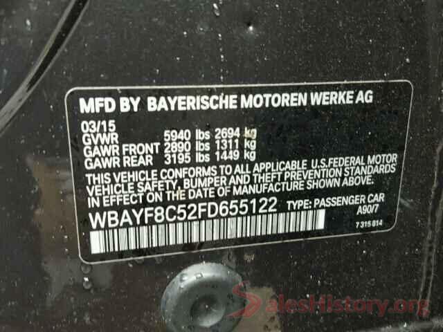 1N4AL3AP7HC277639 2015 BMW 7 SERIES