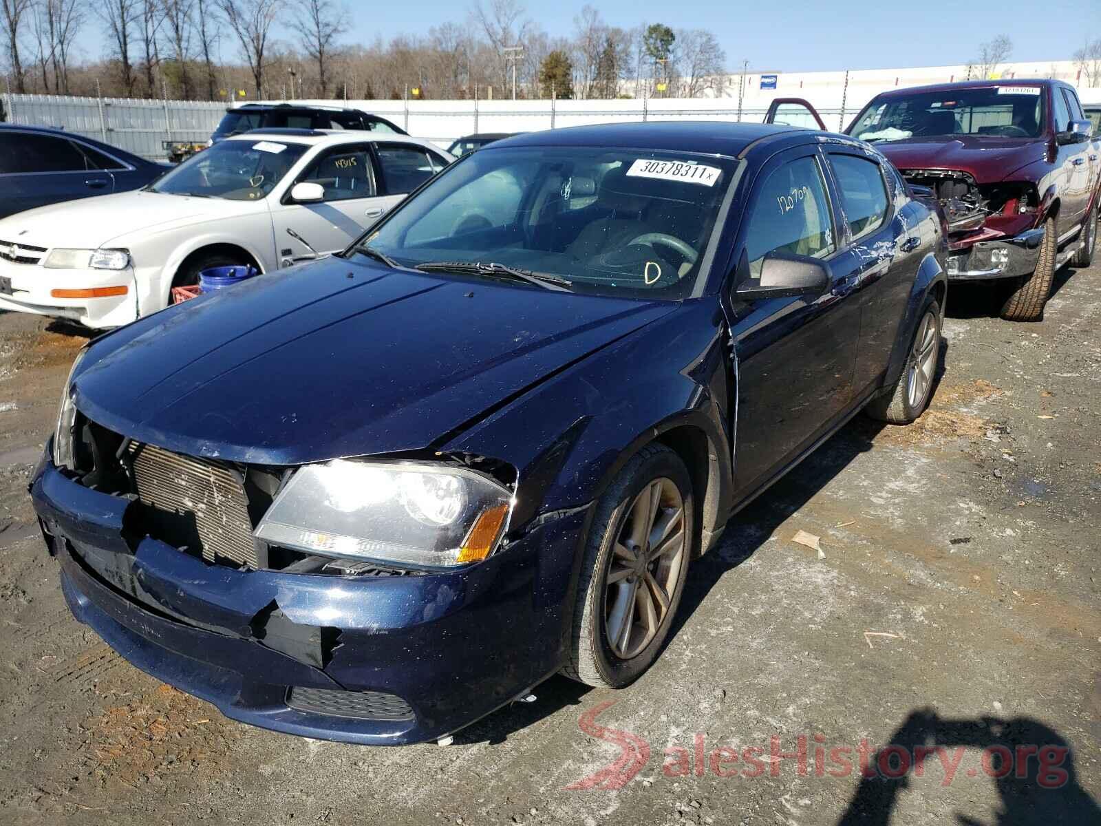 JTEJU5JR3M5871207 2014 DODGE AVENGER