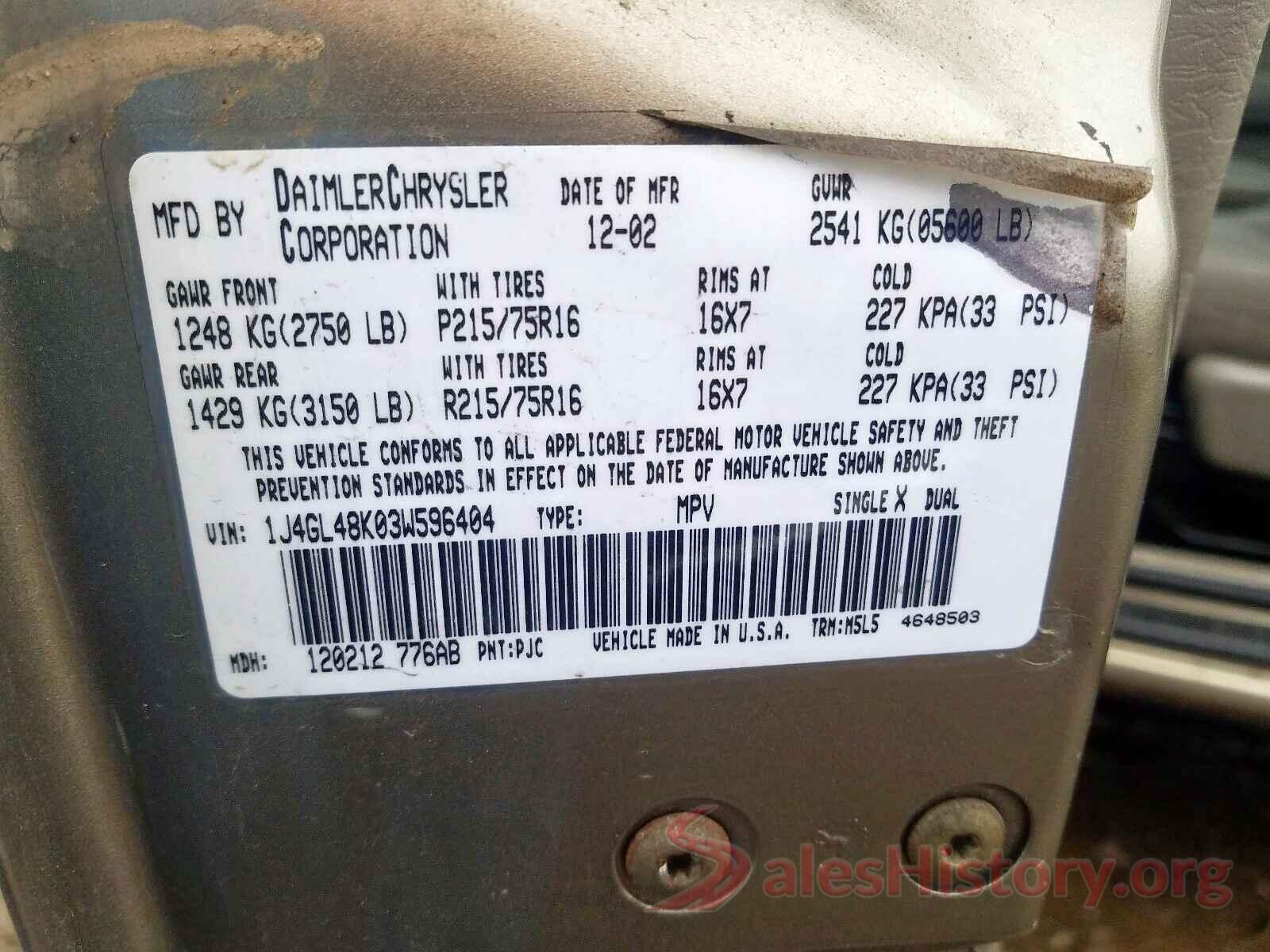 JA4AZ3A34HZ050115 2003 JEEP LIBERTY