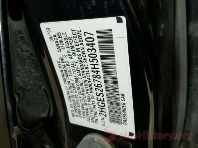 KNMAT2MT6LP537009 2004 HONDA CIVIC