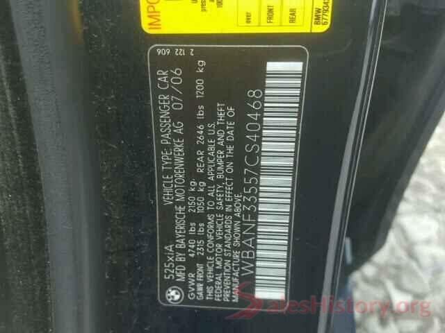 4T1BF1FK2HU347626 2007 BMW 5 SERIES