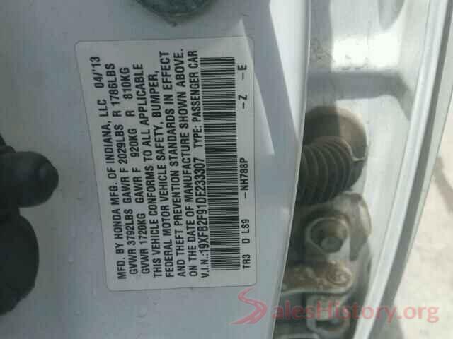 2T3C1RFV3LW095655 2013 HONDA CIVIC