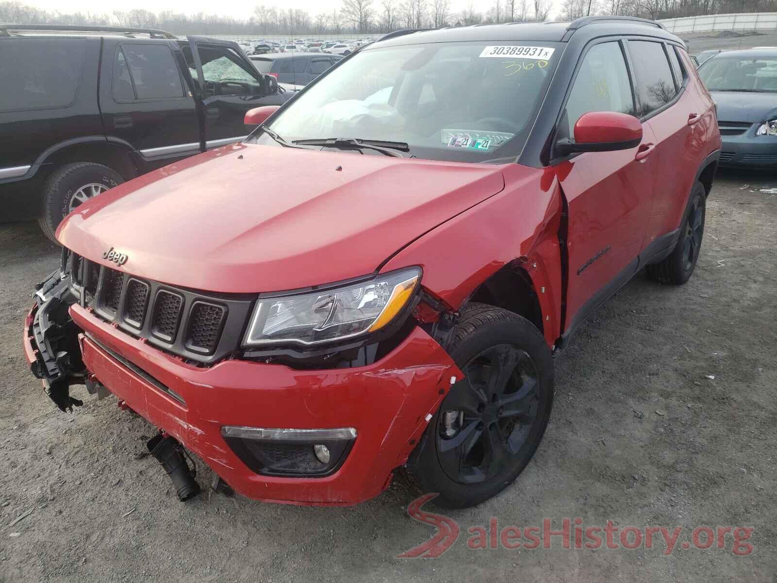 3C4NJDBB2LT246032 2020 JEEP COMPASS