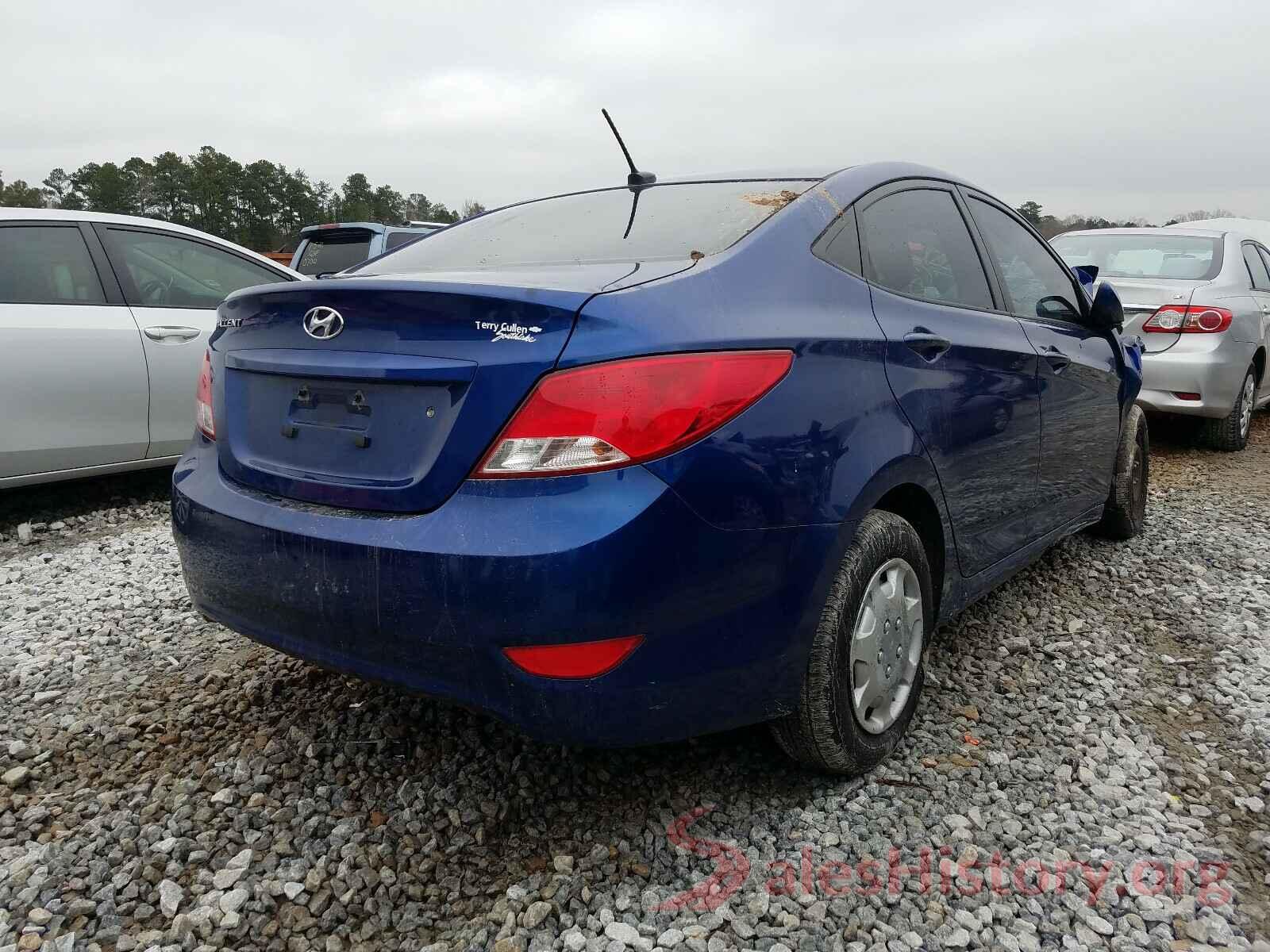 KMHCT4AE5GU003688 2016 HYUNDAI ACCENT