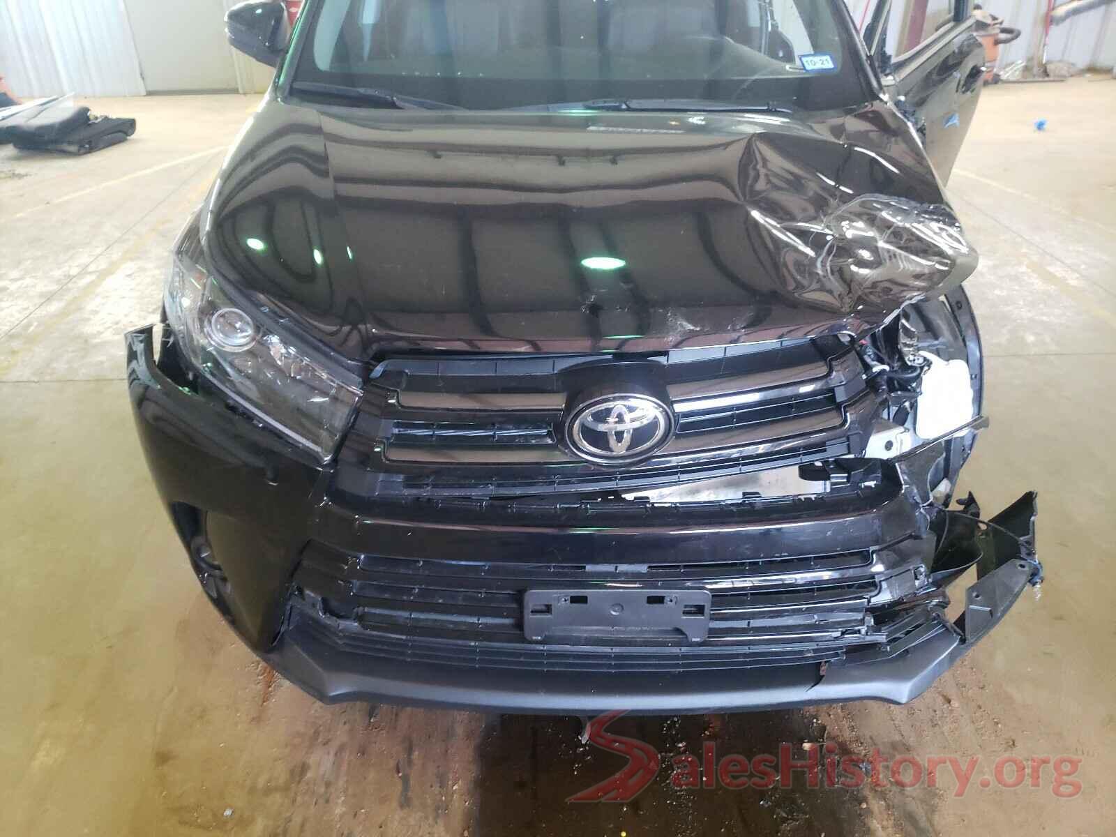 5TDKZRFHXKS353944 2019 TOYOTA HIGHLANDER