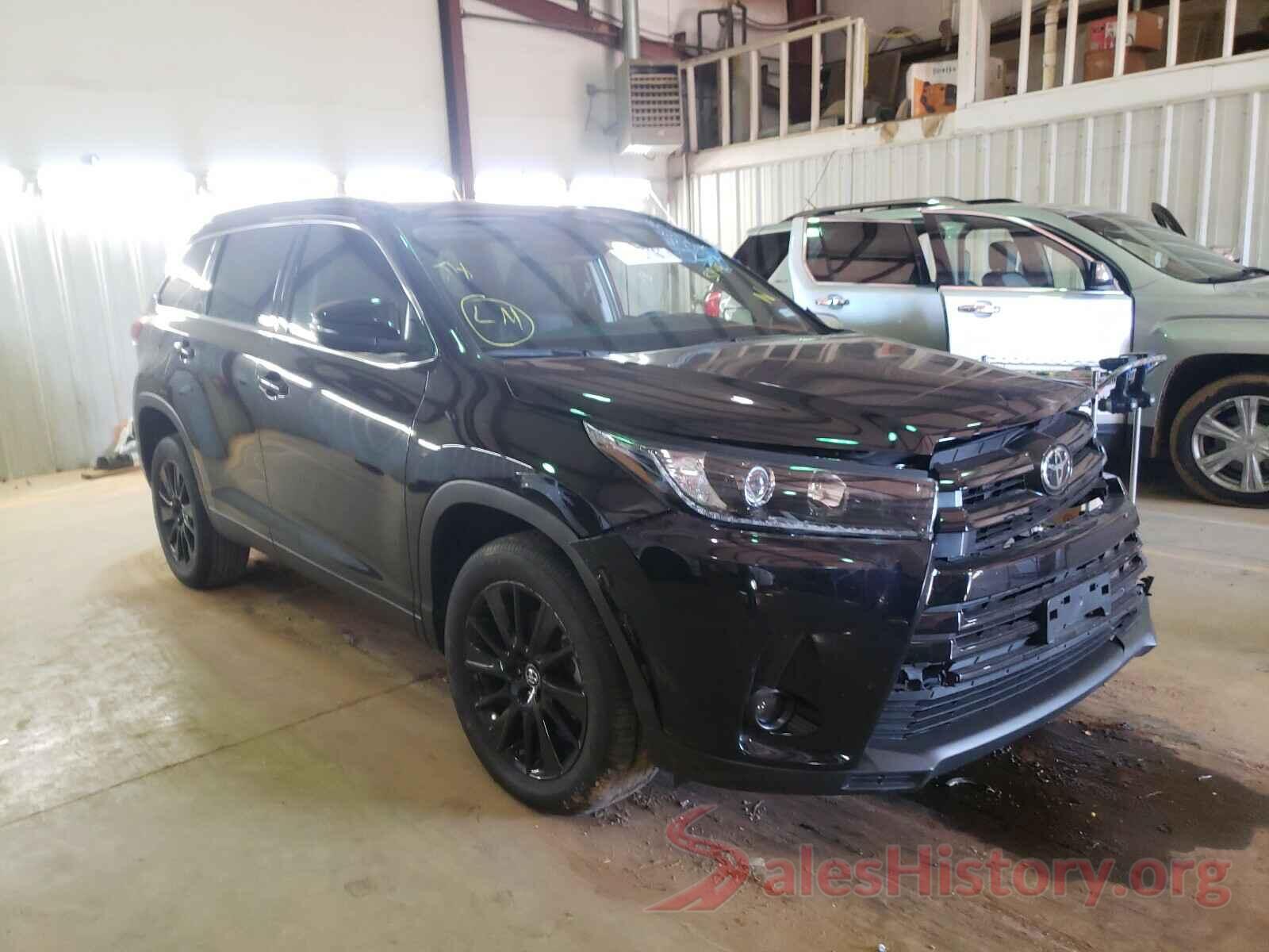 5TDKZRFHXKS353944 2019 TOYOTA HIGHLANDER