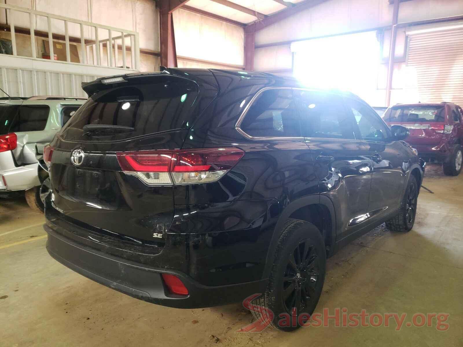 5TDKZRFHXKS353944 2019 TOYOTA HIGHLANDER