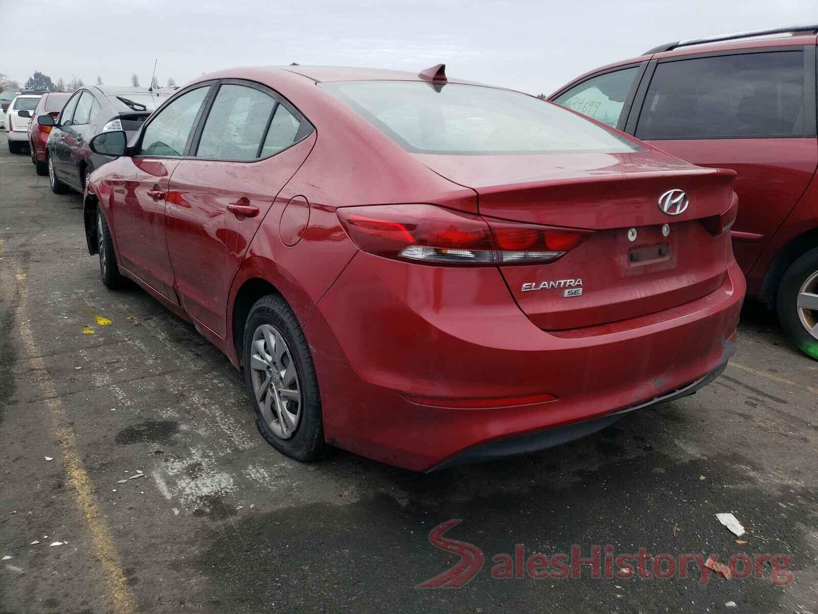 KMHD74LF0HU423391 2017 HYUNDAI ELANTRA