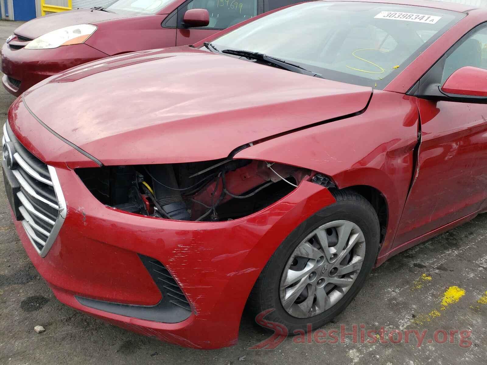 KMHD74LF0HU423391 2017 HYUNDAI ELANTRA