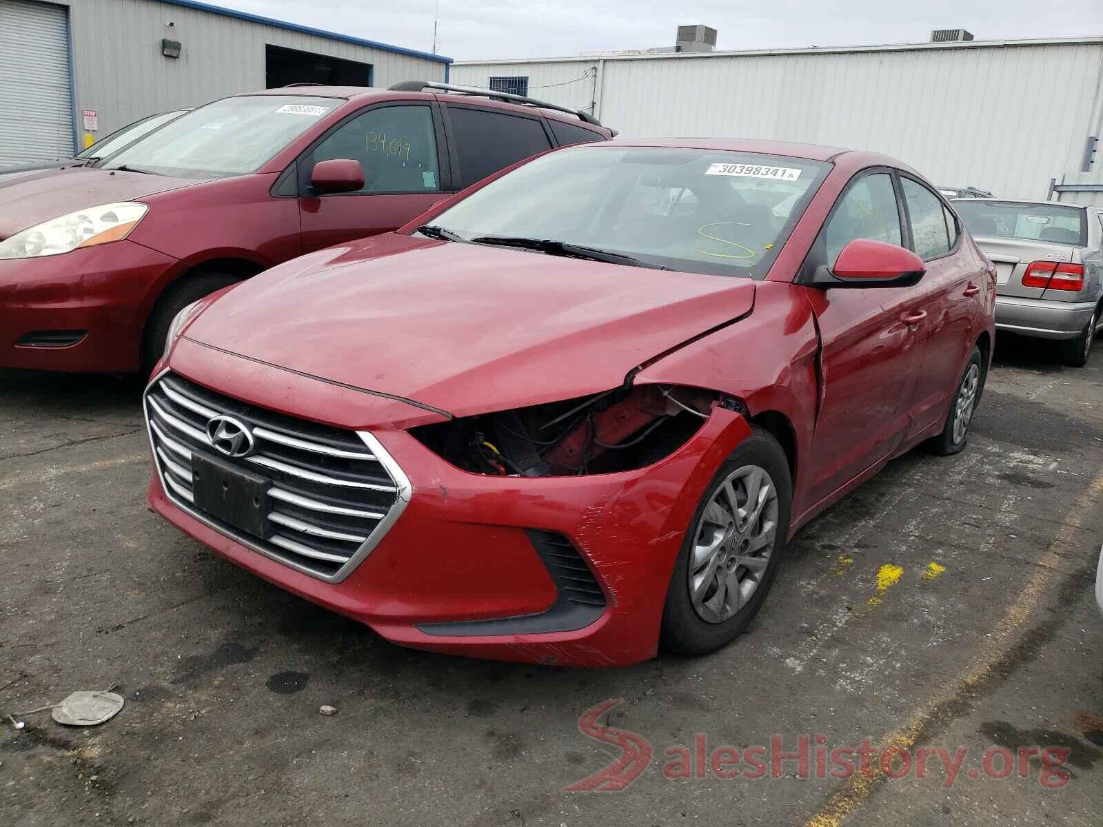 KMHD74LF0HU423391 2017 HYUNDAI ELANTRA