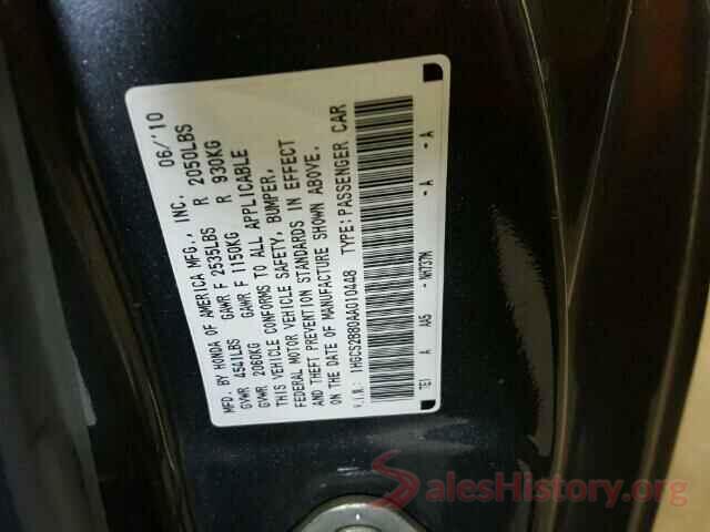 3KPFL4A77JE219082 2010 HONDA ACCORD