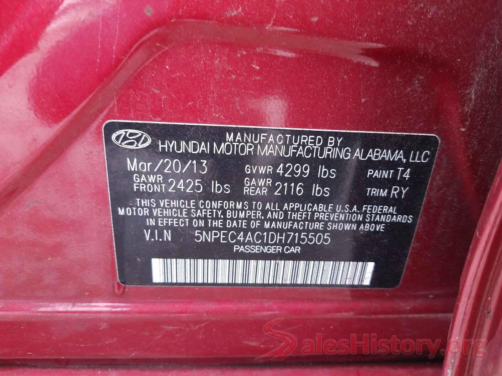 3C4NJCCB3LT110338 2013 HYUNDAI SONATA