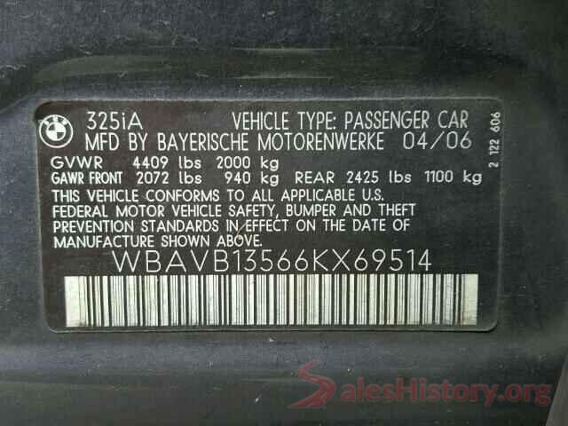 1FA6P8TH4H5238511 2006 BMW 3 SERIES