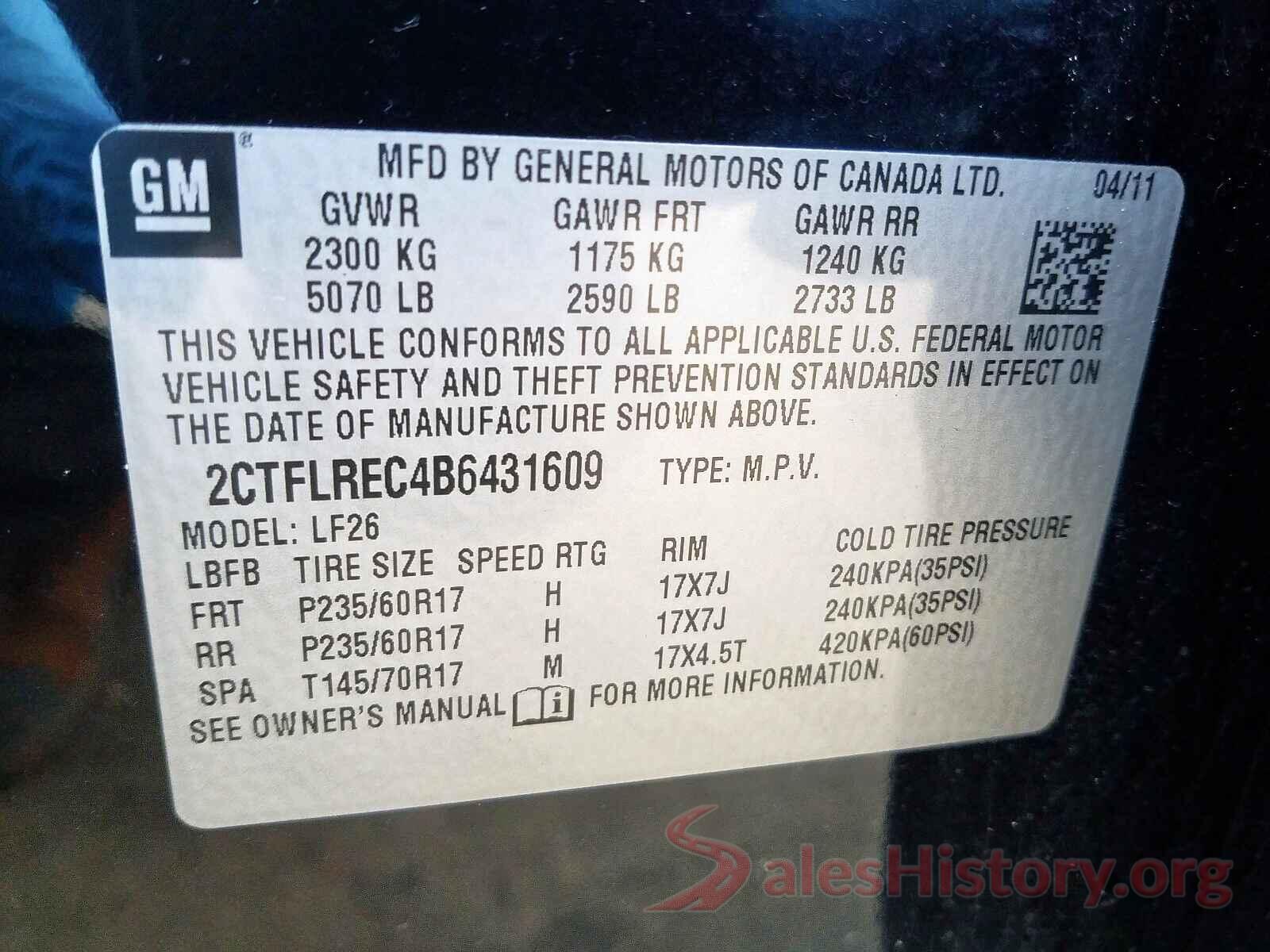 1N4AL3AP5JC279976 2011 GMC TERRAIN