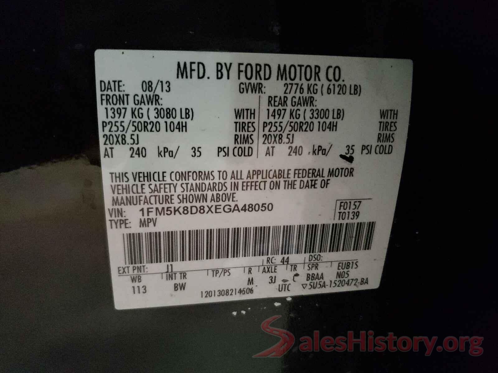 KMHTC6AD9HU304906 2014 FORD EXPLORER