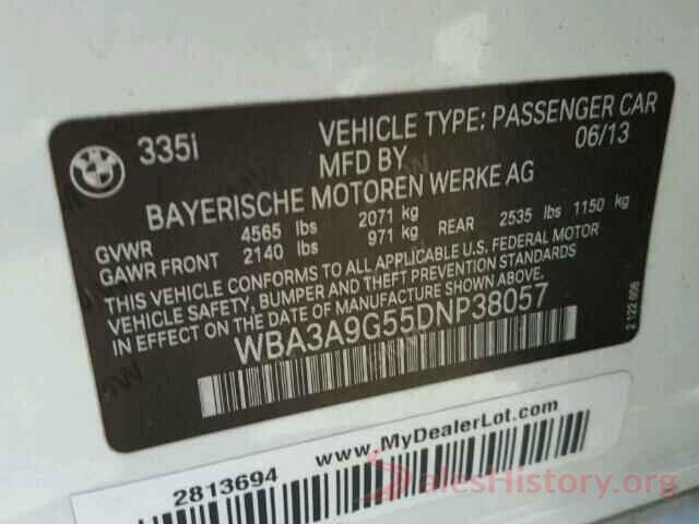 2FMPK4J97HBC57076 2013 BMW 3 SERIES