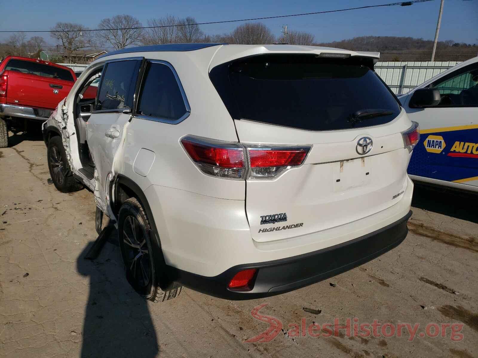 5TDJKRFH7GS252139 2016 TOYOTA HIGHLANDER