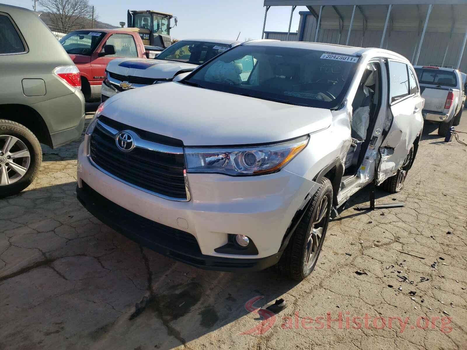 5TDJKRFH7GS252139 2016 TOYOTA HIGHLANDER