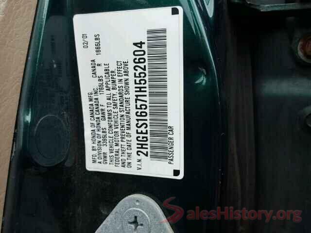 4T1B61HK9JU030302 2001 HONDA CIVIC