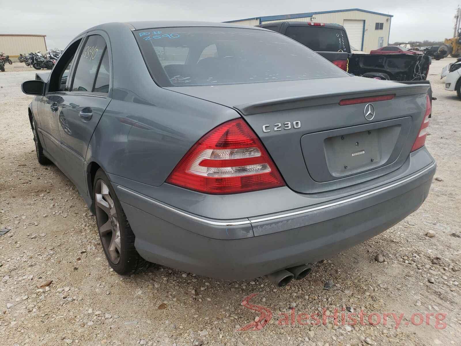 JTDKARFP2J3076284 2007 MERCEDES-BENZ C CLASS