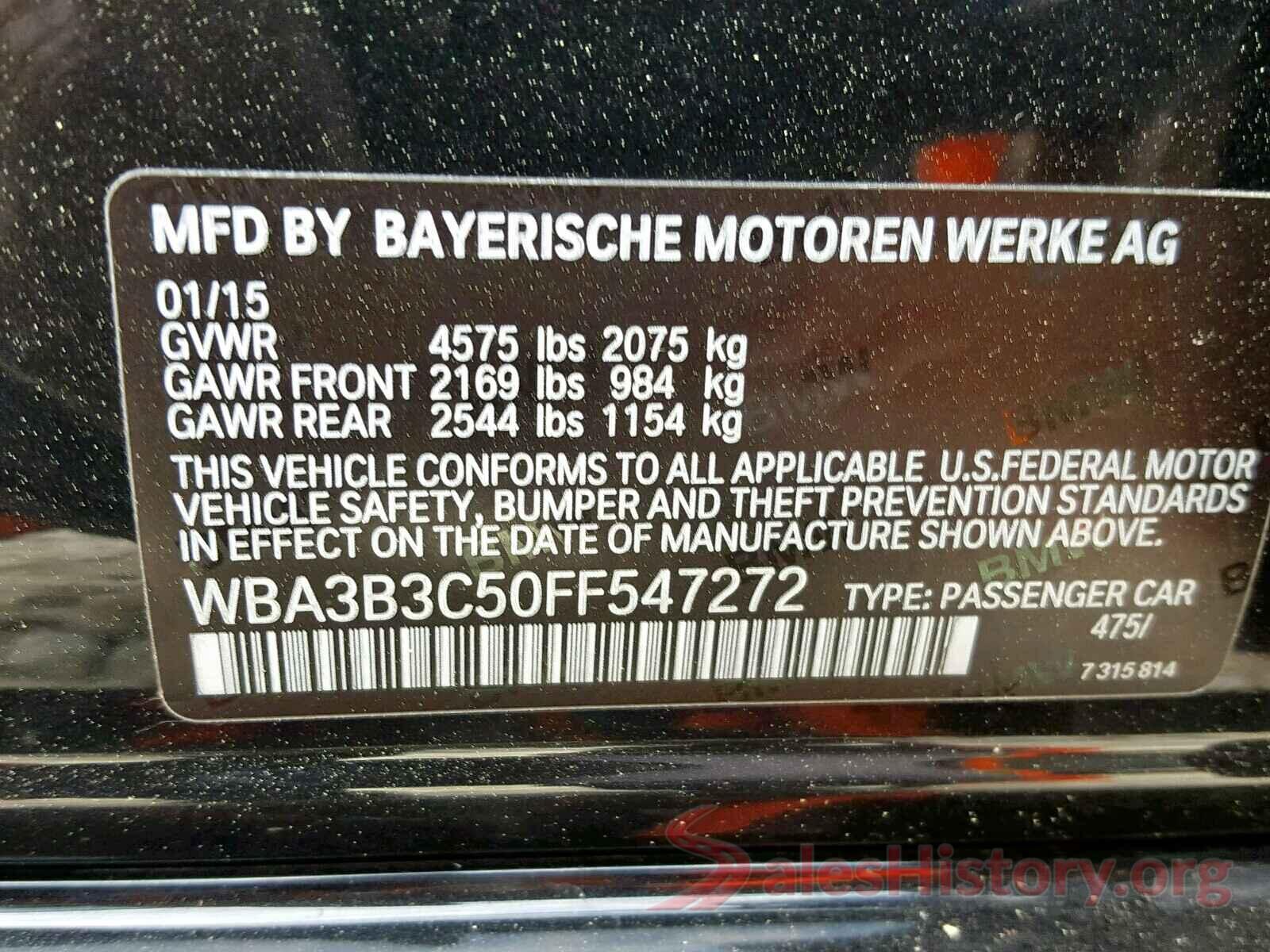 1GNKRGKD3GJ259987 2015 BMW 3 SERIES