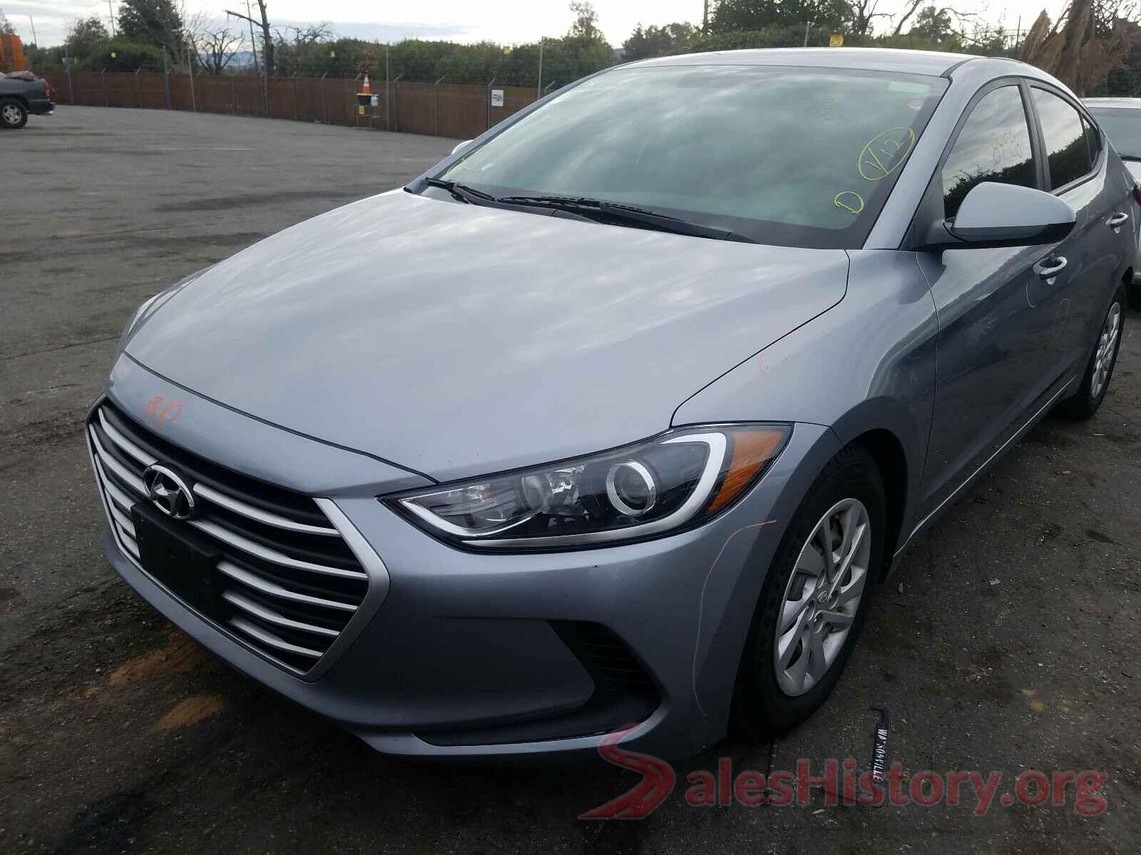 5NPEG4JA1MH075153 2017 HYUNDAI ELANTRA