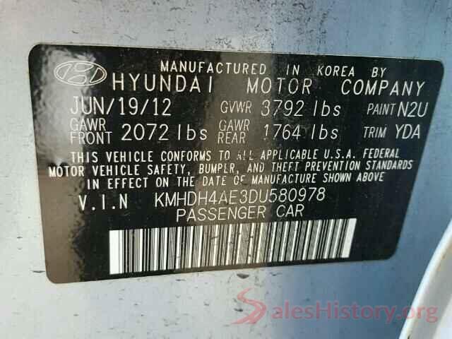 1N4AL3AP3JC125881 2013 HYUNDAI ELANTRA