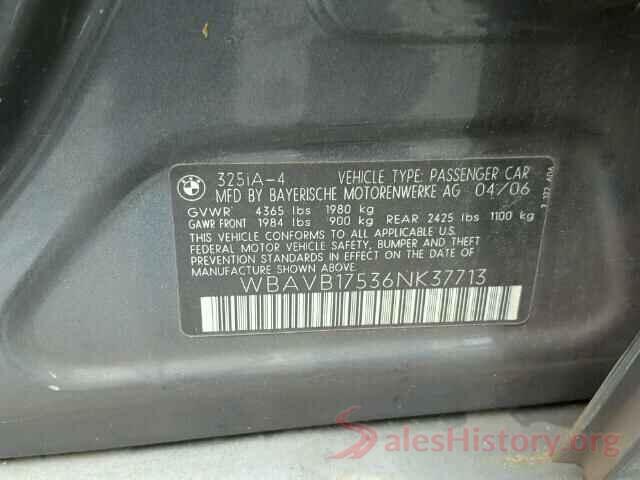 1FADP3E23HL230625 2006 BMW 3 SERIES