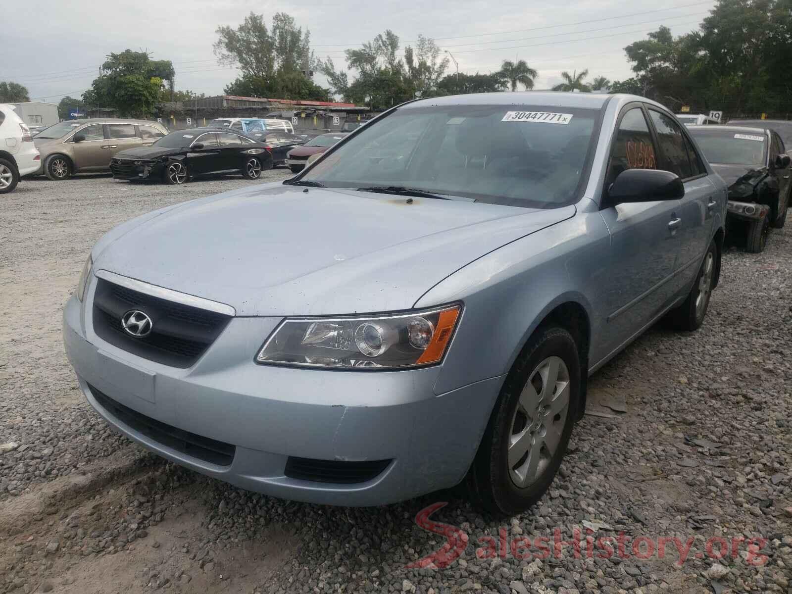 5TFCZ5AN2LX223162 2008 HYUNDAI SONATA