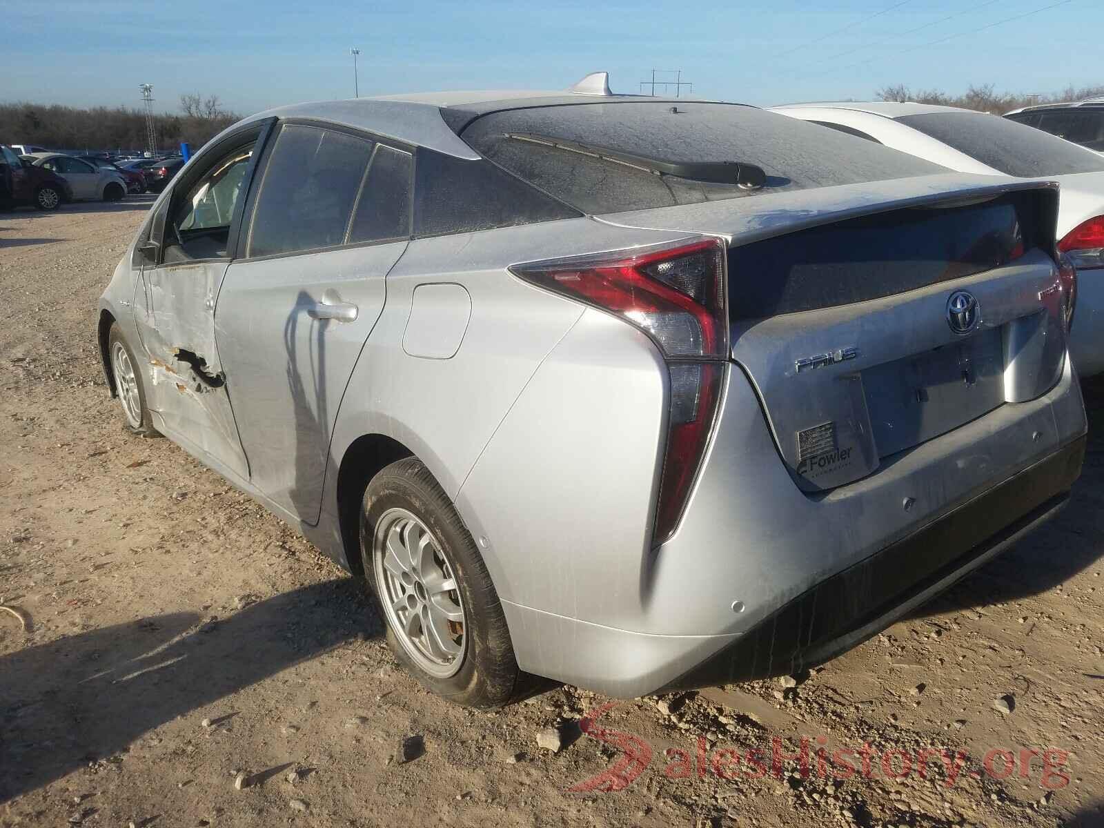 JTDKBRFU7J3593860 2018 TOYOTA PRIUS