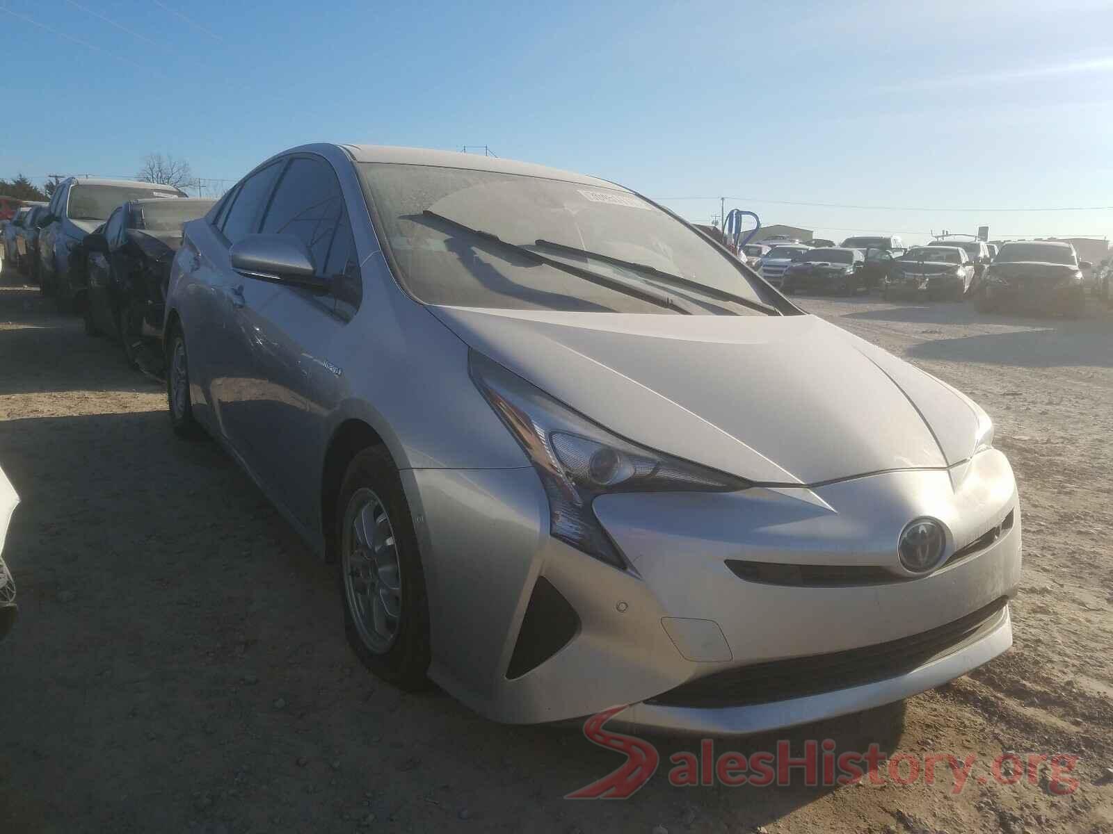 JTDKBRFU7J3593860 2018 TOYOTA PRIUS