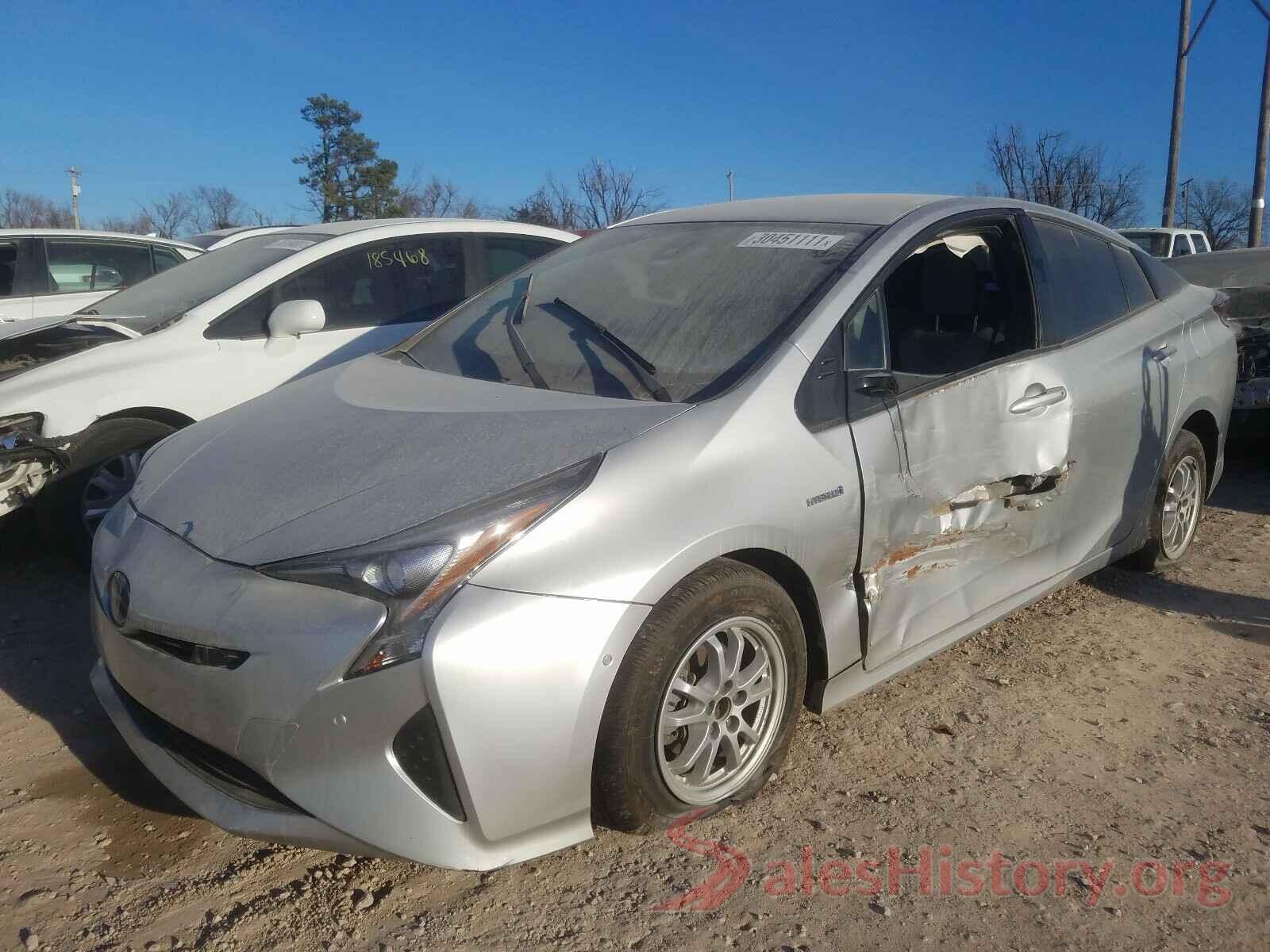 JTDKBRFU7J3593860 2018 TOYOTA PRIUS