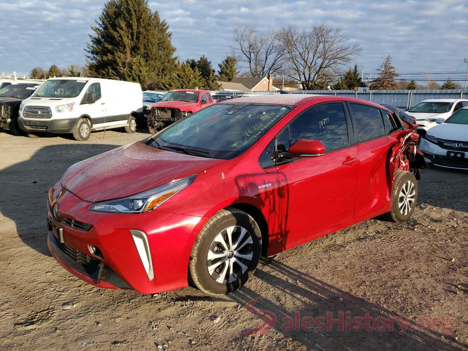 JTDL9RFU9L3014175 2020 TOYOTA PRIUS