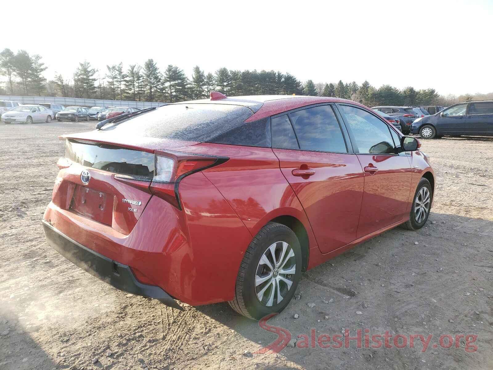 JTDL9RFU9L3014175 2020 TOYOTA PRIUS