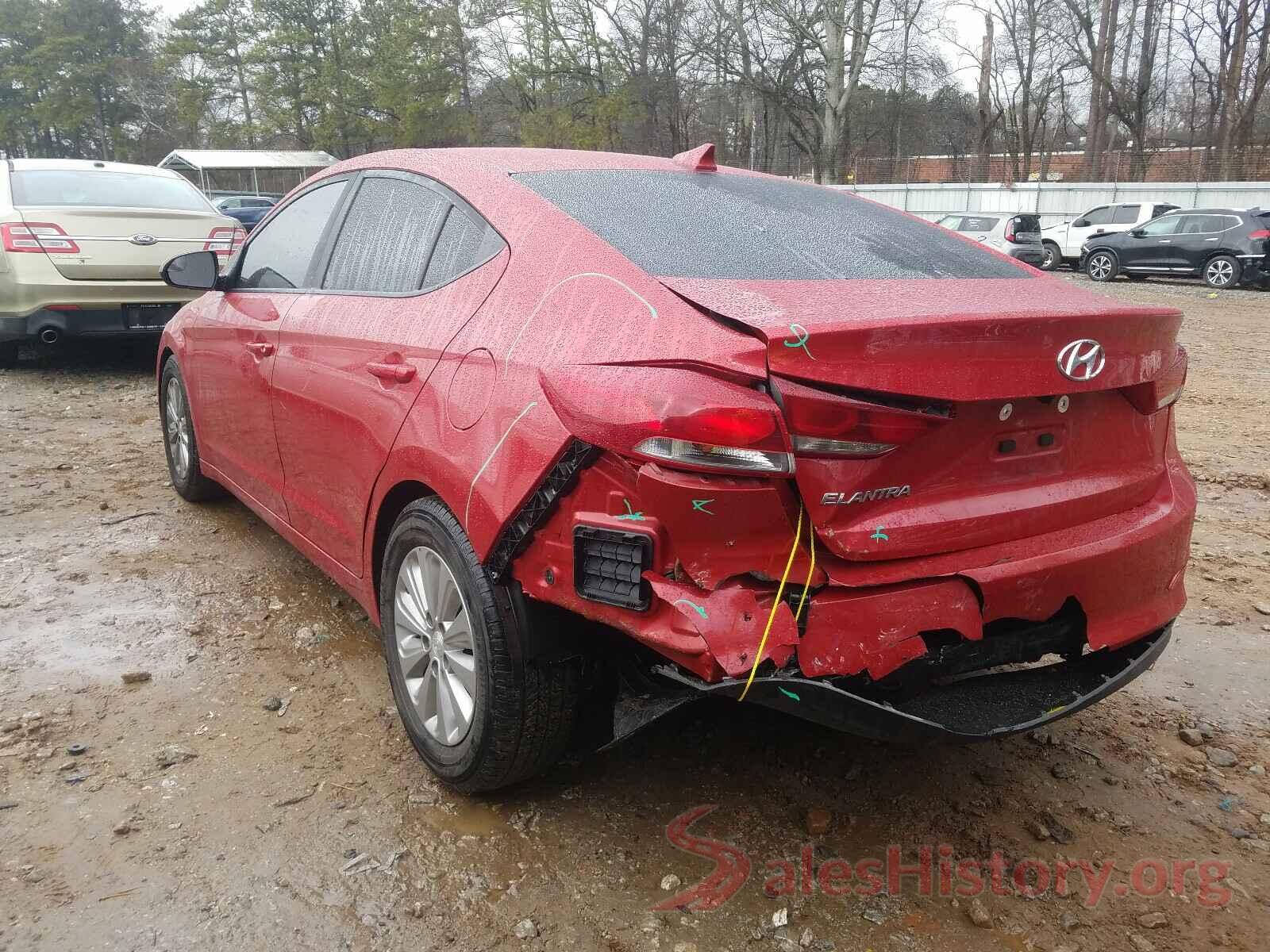 5NPD84LFXHH117570 2017 HYUNDAI ELANTRA