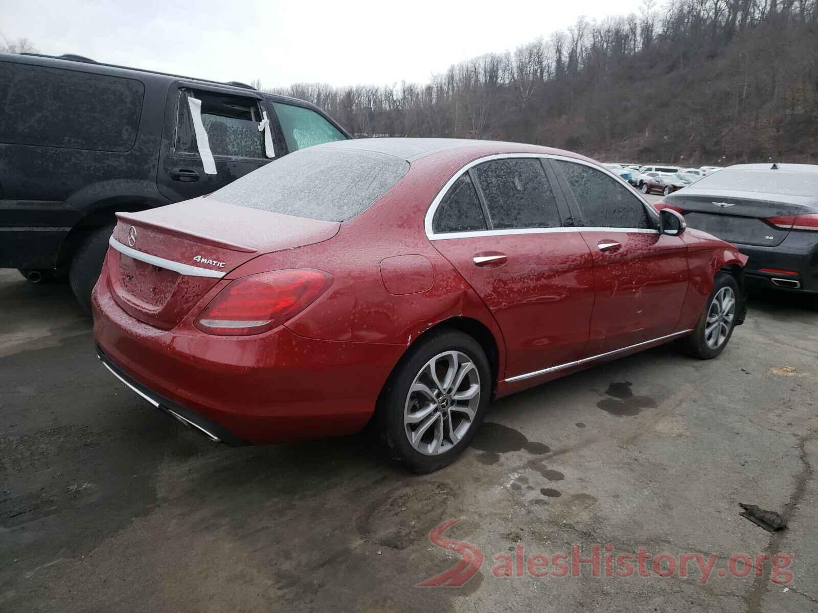 55SWF4KB7HU212372 2017 MERCEDES-BENZ C CLASS