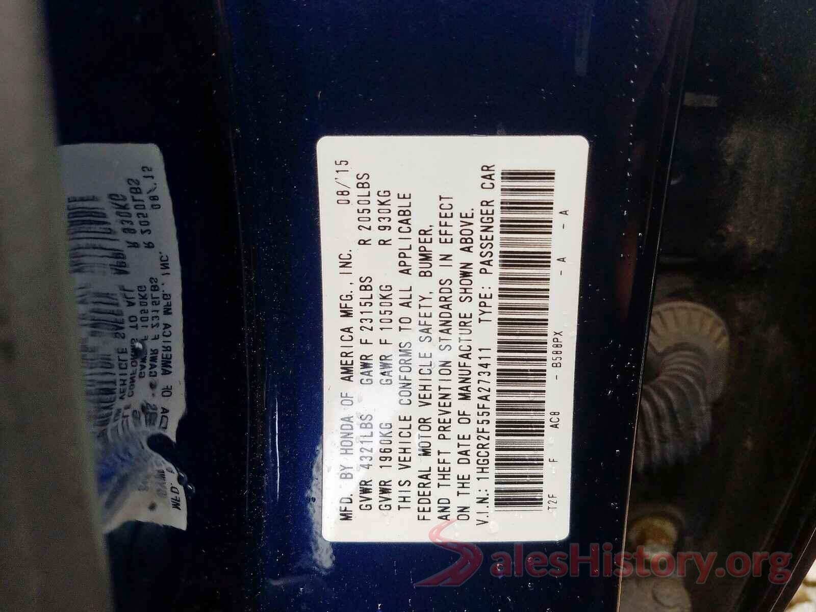 JM1BPAMM6K1120373 2015 HONDA ACCORD