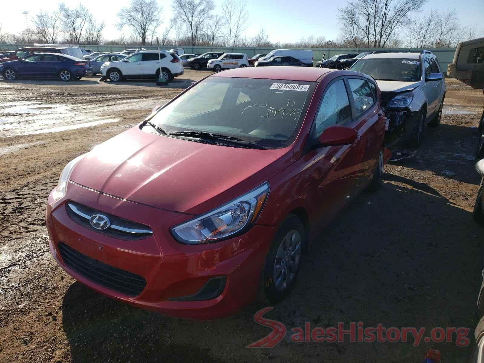 KMHCT5AE9HU349783 2017 HYUNDAI ACCENT