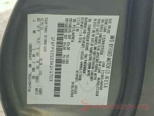 3N1AB7AP4HY384582 2003 FORD TAURUS