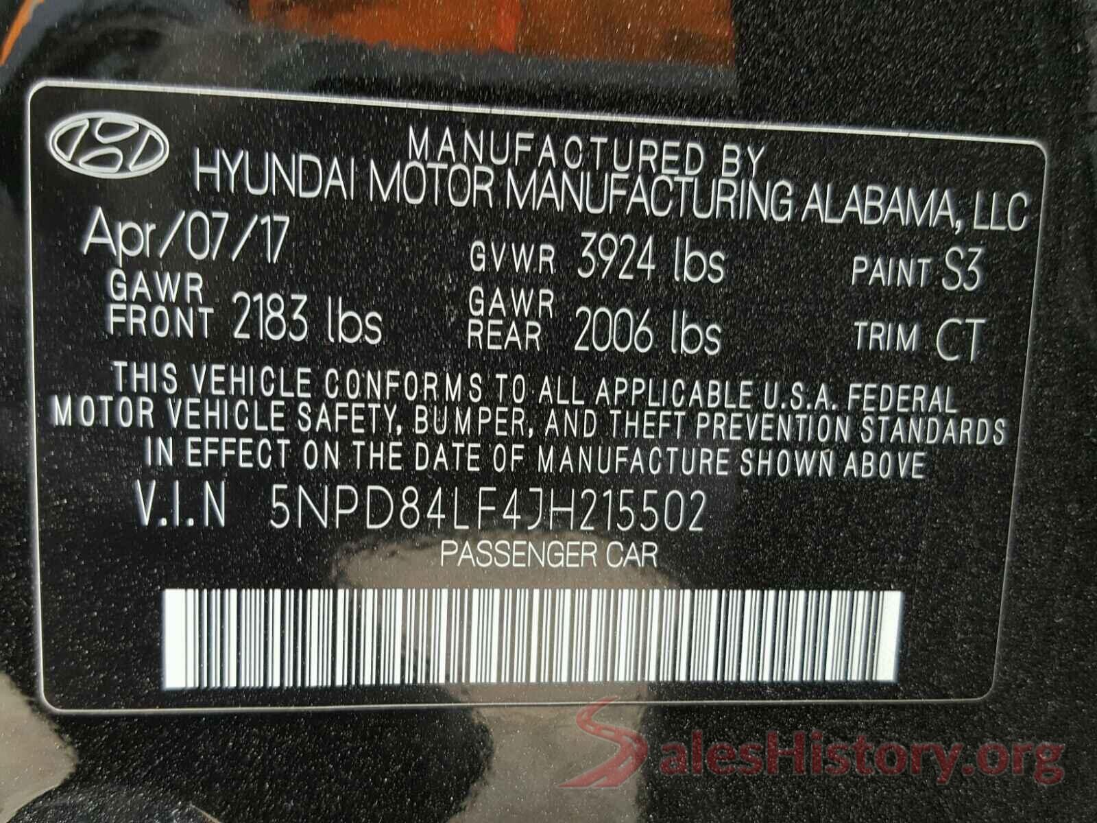 1C4PJMDB4GW339740 2018 HYUNDAI ELANTRA