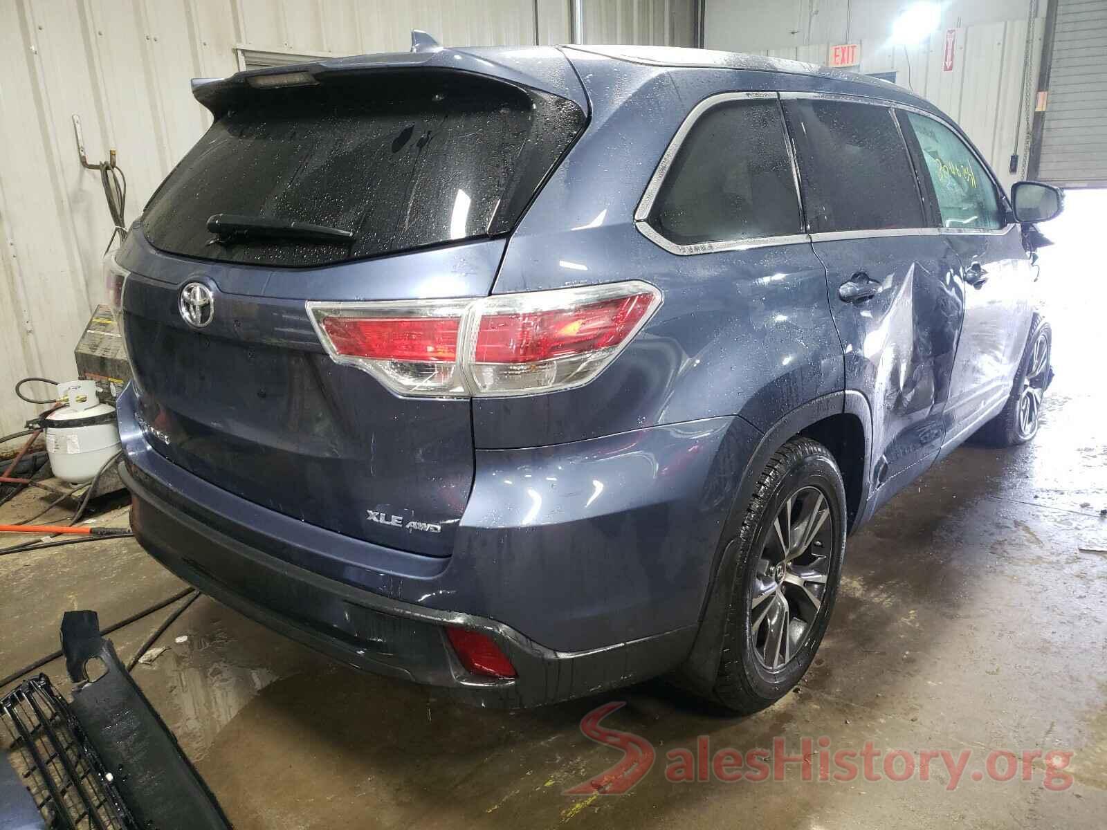 5TDJKRFH1GS292202 2016 TOYOTA HIGHLANDER