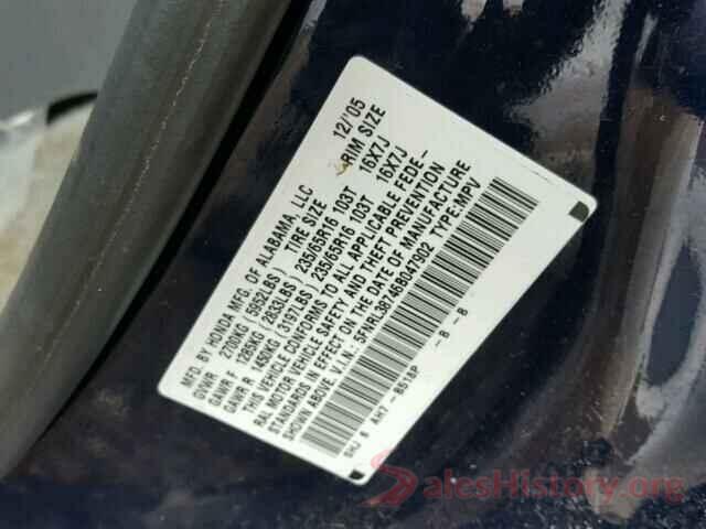 KMHDH4AE5GU600345 2006 HONDA ODYSSEY