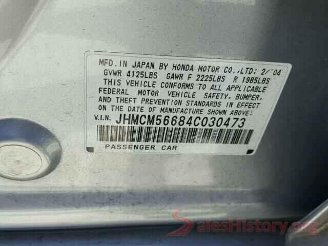 JTHC5LFF3J5001304 2004 HONDA ACCORD